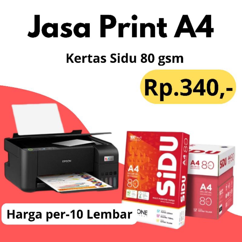 

Jasa Print 80gsm - HARGA PER 10 LEMBAR - Kertas Sidu & Bola Dunia 80gsm