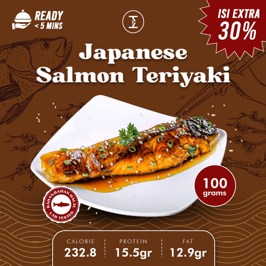 

Daily Intake Meal Prep Authentic Japanese Salmon Teriyaki