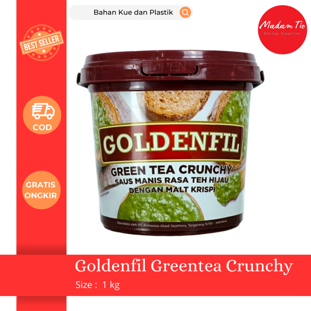 

Goldenfil Greentea Crunchy 1kg 1pcs