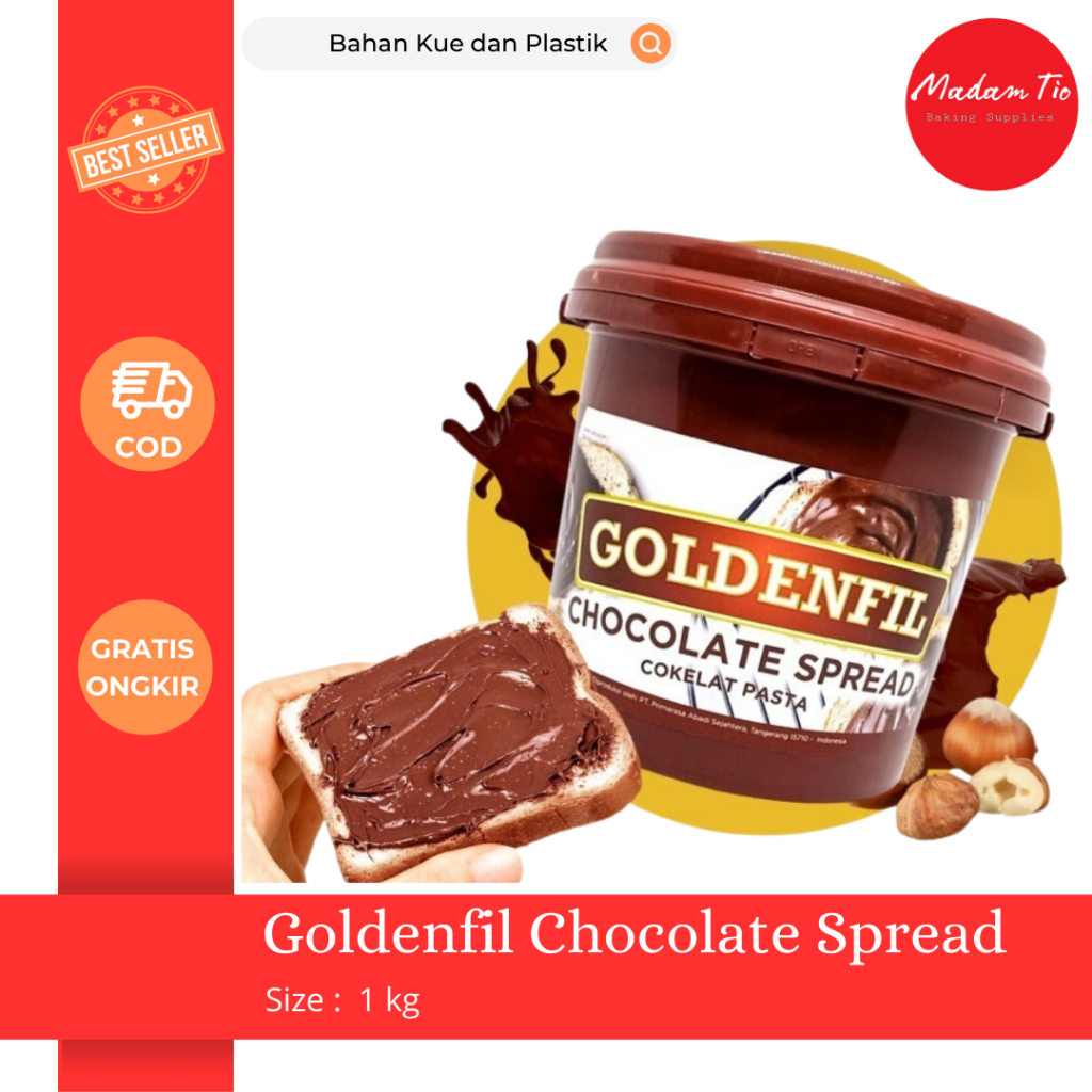 

Goldenfil Chocolate Spread 1 kg 1 pcs