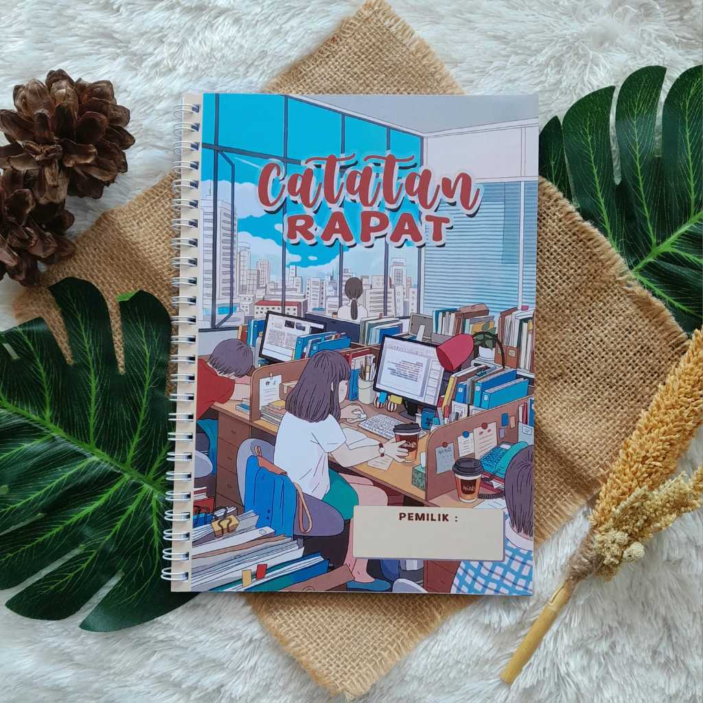 

BUKU CATATAN RAPAT KARTUN BIRU UK A5 JILID SPIRAL 100 HAL