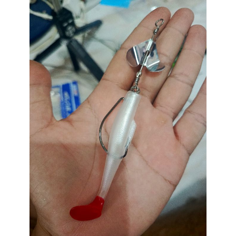 soft lure propeller 8cm