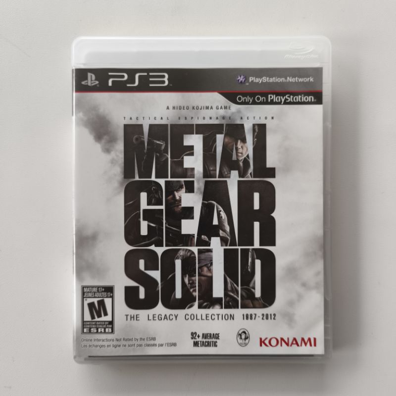 PS3 Game Metal Gear Solid The Legacy Collection
