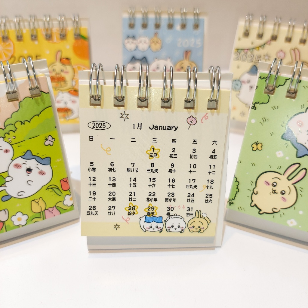 

Kalender Mini Tahun 2025 Lucu Mini Motif Kartun Capybara