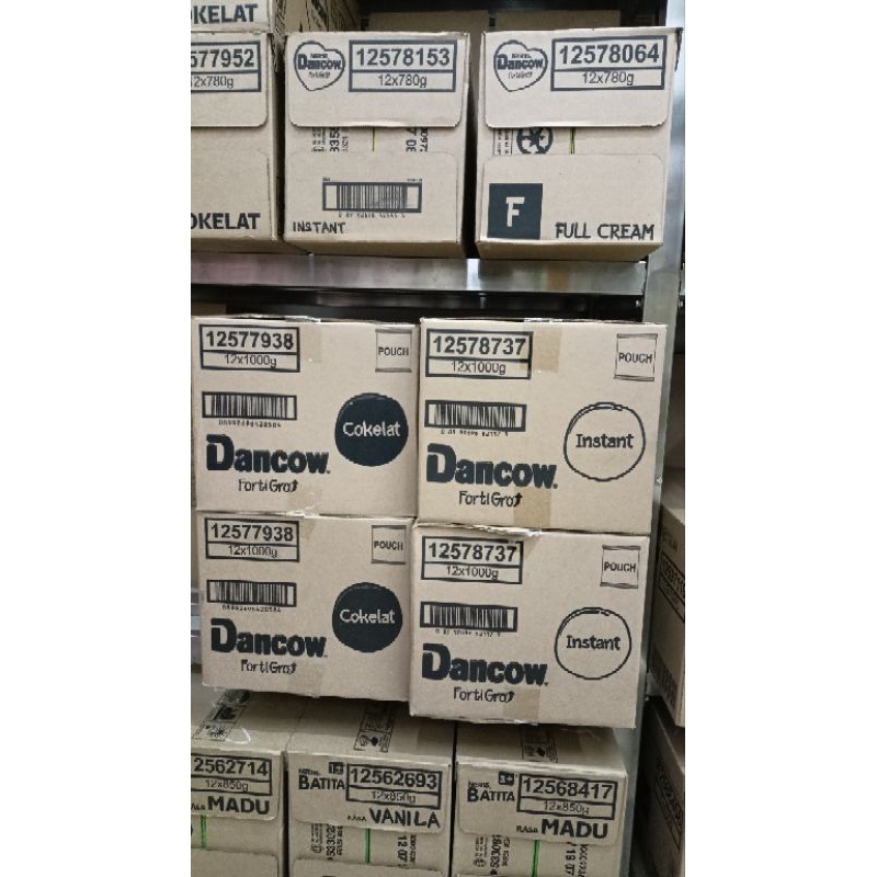 {KARTON} DANCOW Fortigro Full Cream / Dancow Fortigro Instan / Dancow Fortigro Coklat 1kg / 780gr