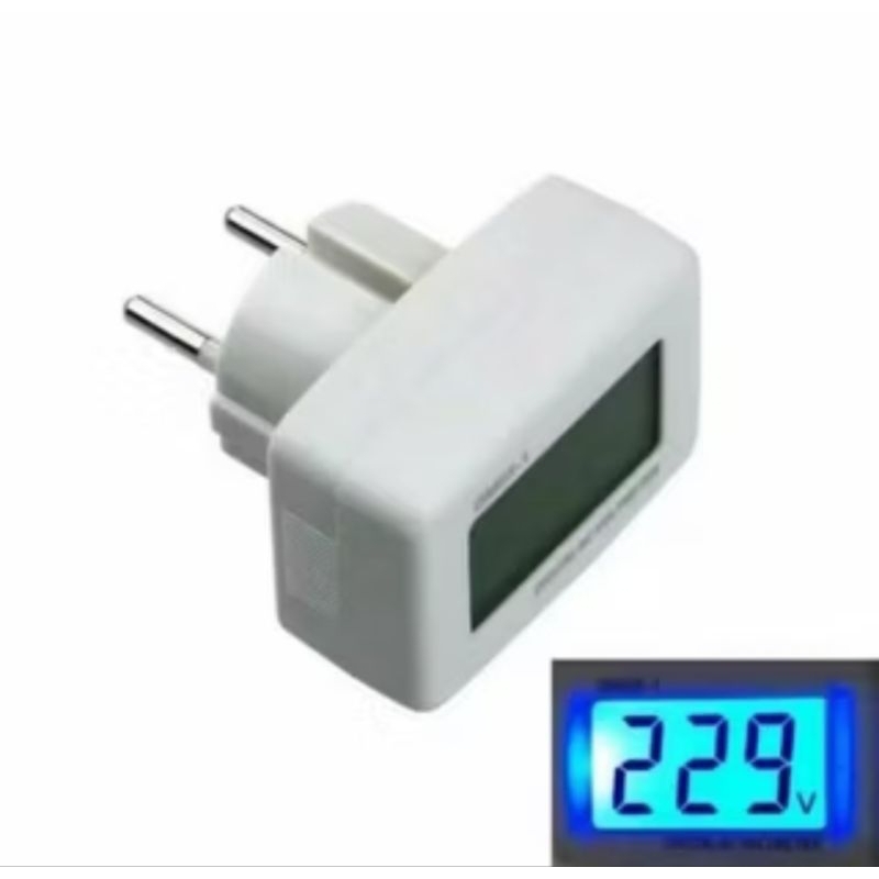 DM55-1 Digital Voltmeter AC 220V Stop Kontak Voltmeter AC