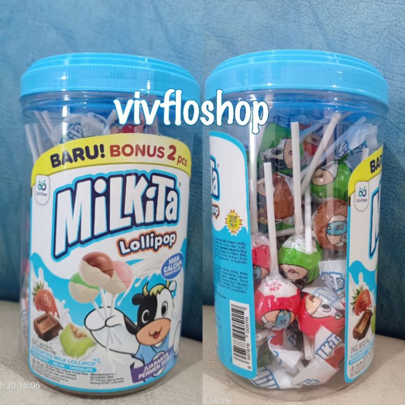 

Permen Milkita Kemasan Toples (isi 30)