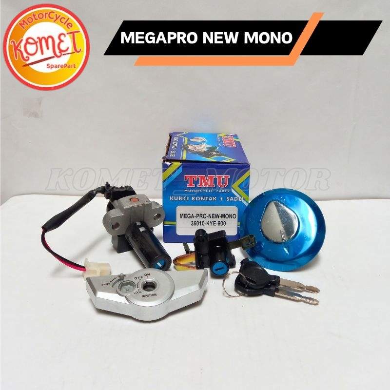 [KOMET] KUNCI KONTAK SET+ JOK SET MEGAPRO NEW MONO MEGAPRO MONO [TMU]