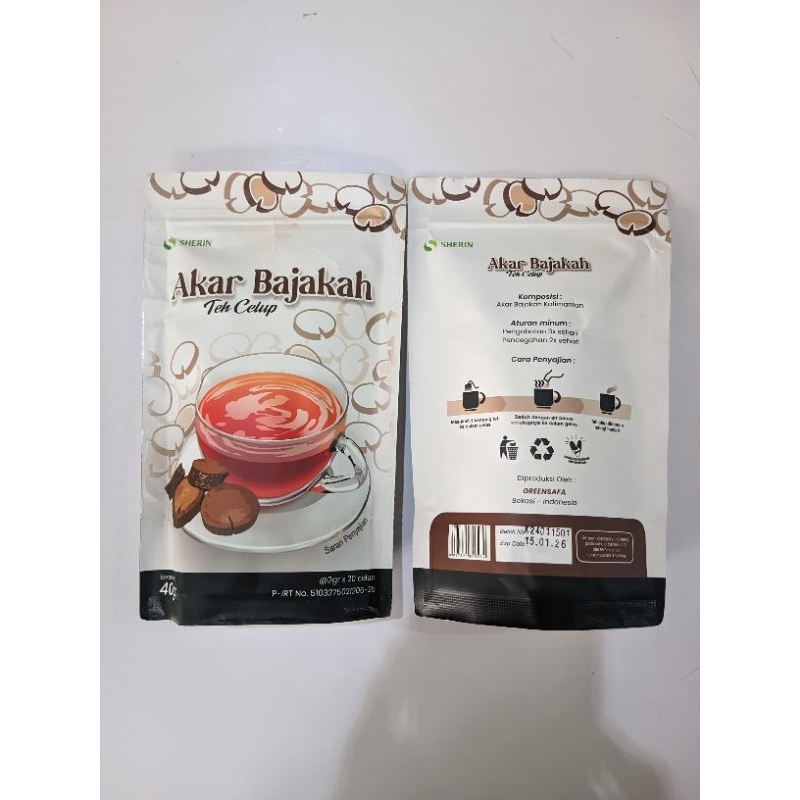 

Teh Celup Akar Bajakah Sherin Kemasan Pouch