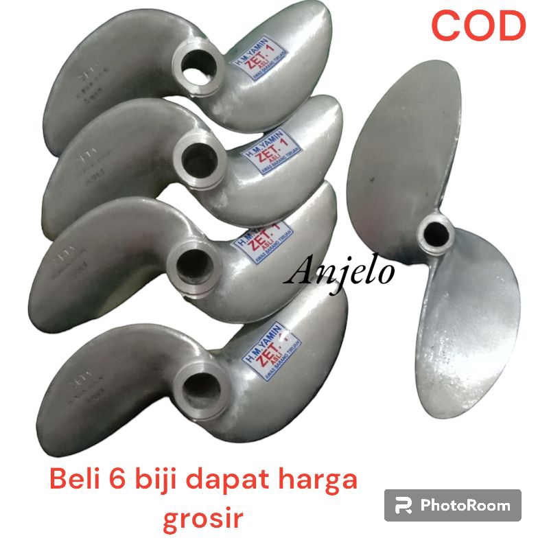 kipas perahu atau baling-baling perahu ketinting zet 1