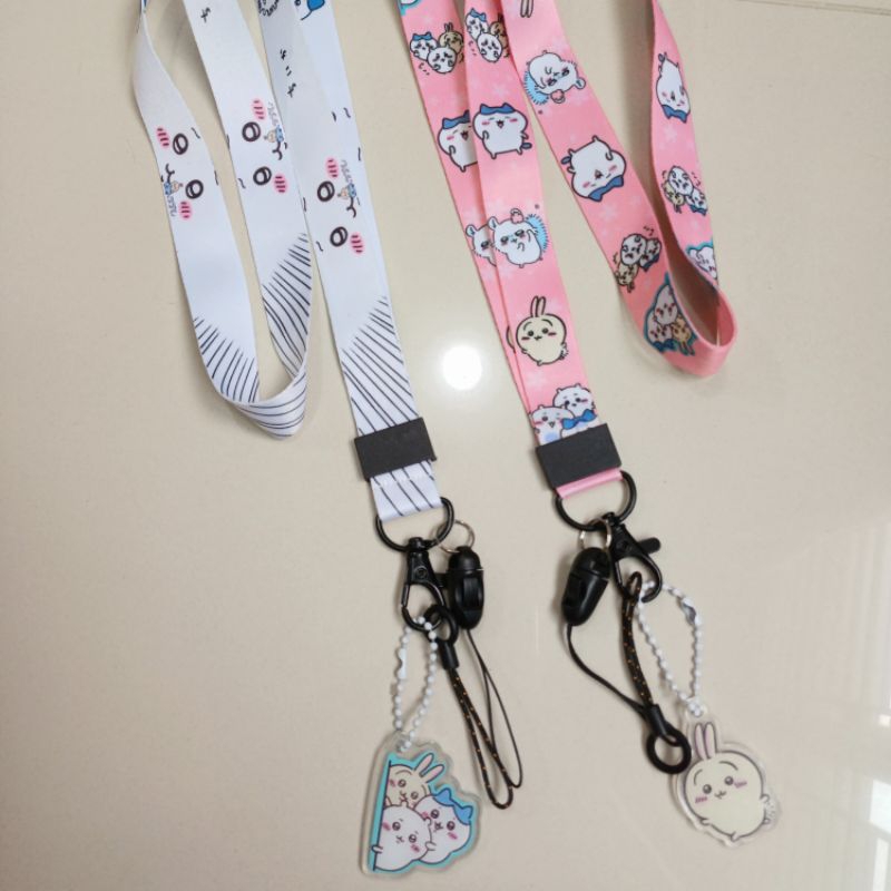 

Tali lanyard + gantungan kunci acrylic CHIIKAWA