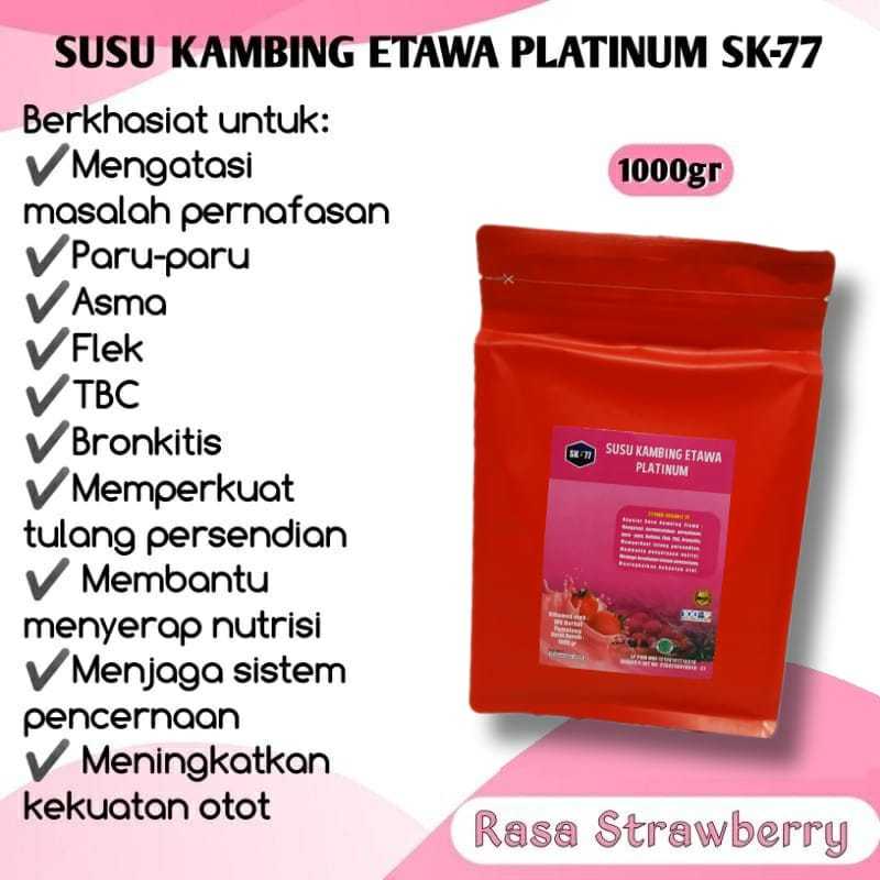 

SUSU KAMBING ETAWA SK77 PLATINUM STRAWBERRY 1KG