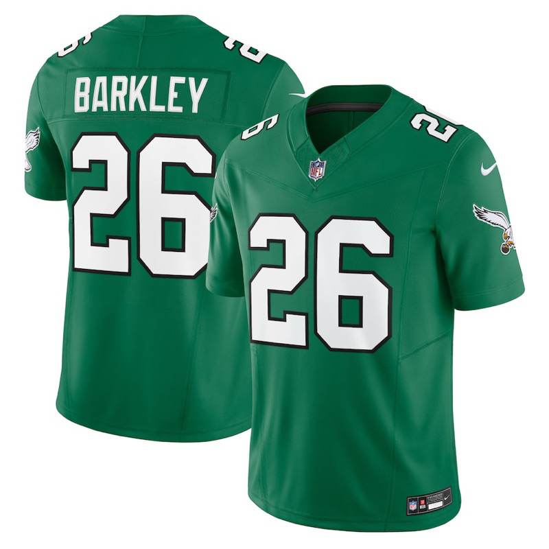 Jersey NFL Philadelphia Eagles SAQUON BARKLEY 26 green