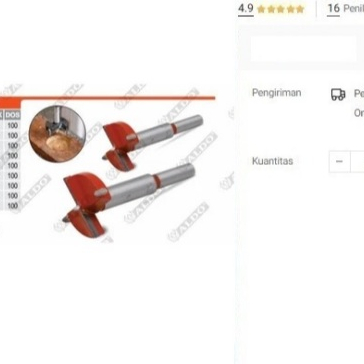 

Mata Bor Forstner Bit TCT 16 mm ALDO Profil Kayu Engsel Sendok 16mm