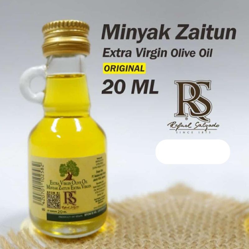 

Minyak zaitun Extra Olive Oil 20 ml - Minyak Zaitun Rs Rafael Salgado