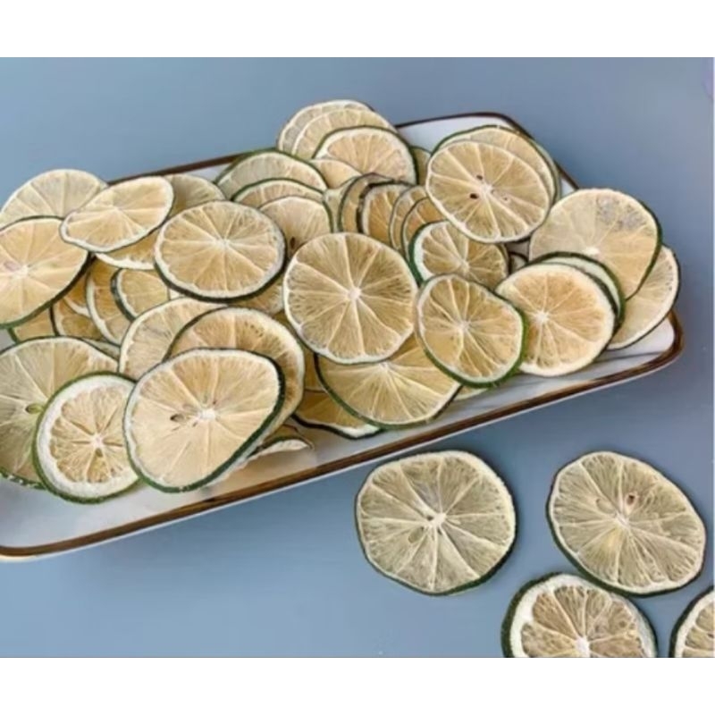 

Ready langsung kirim radysaherbal Lemon kering Iris kualitas Premium 100gram Dried Lemon slice