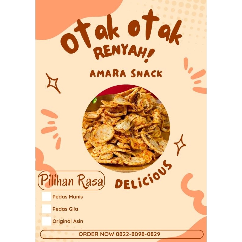 

Pilihan Rasa Otak-otak ikan Renyaah! Amara Snack
