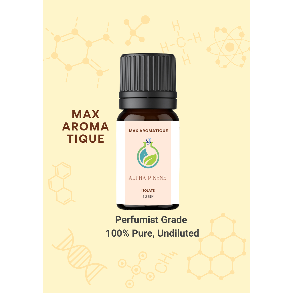 Max Aromatique Alpha Pinene Isolate - 100% Murni Aroma Woody, Piney, Camphoraceous