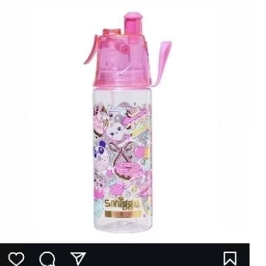 SMIGGLE - 20th Birthday Spritz Drink Bottle Botol Minum Semprot Smiggle (Girl)