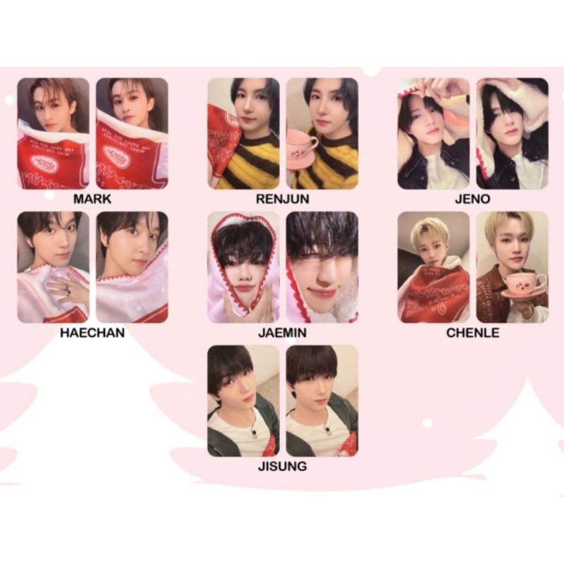 [UNOFFICIAL] NCT DREAM PINK CHRISTMAS 2024 PHOTOCARD TRADING CARD