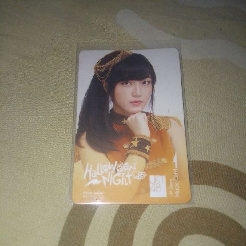 music card sinka Halloween night JKT48