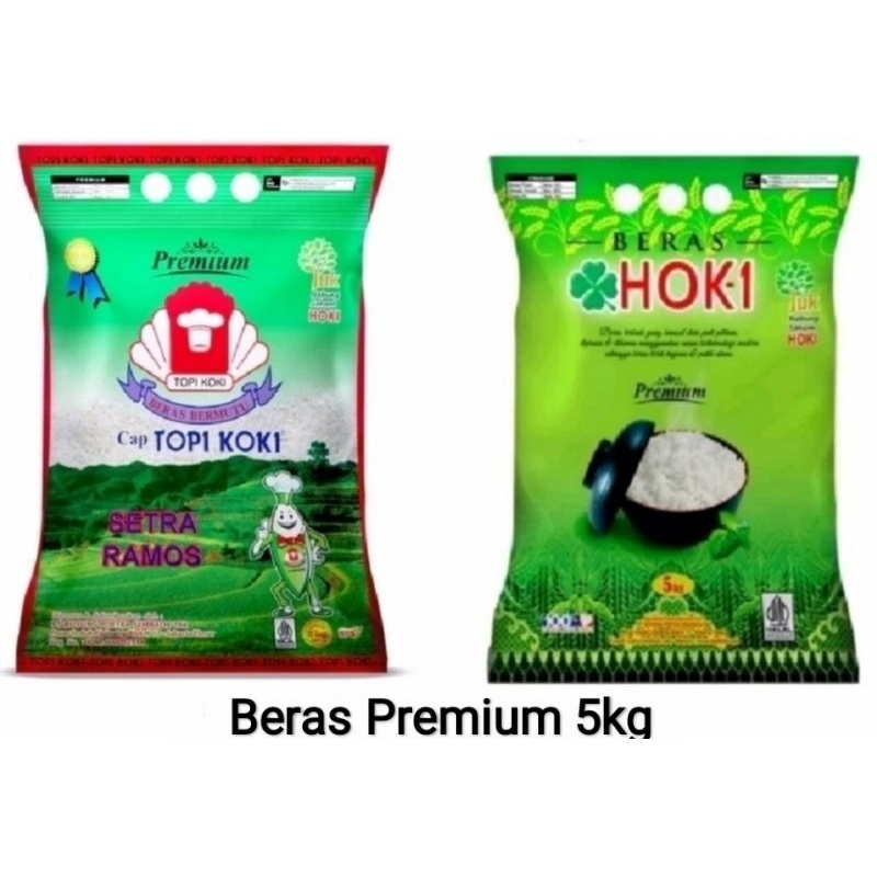 

Beras Hoki|Topi koki Premium 5kg