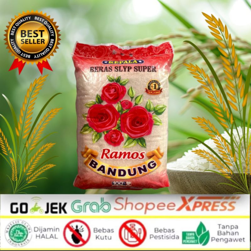 

Beras Cap Ramos Bandung Premium Slyp Super 5 Kg 10 Kg 20 Kg