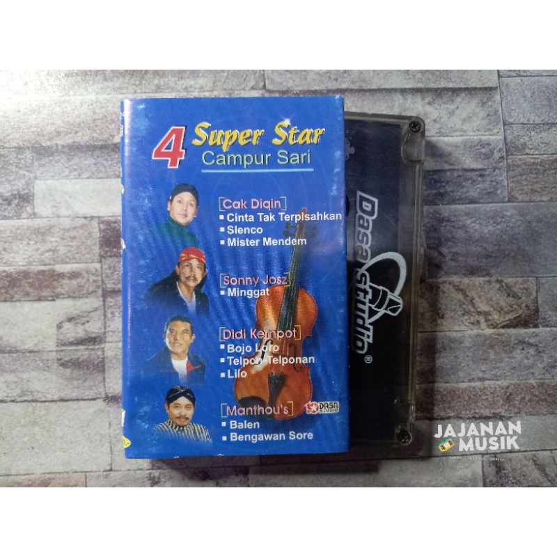 Kaset 4 Superstar Campur Sari