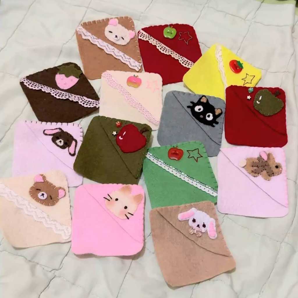 

handmade felt bookcorner bookmarks/pembatas buku