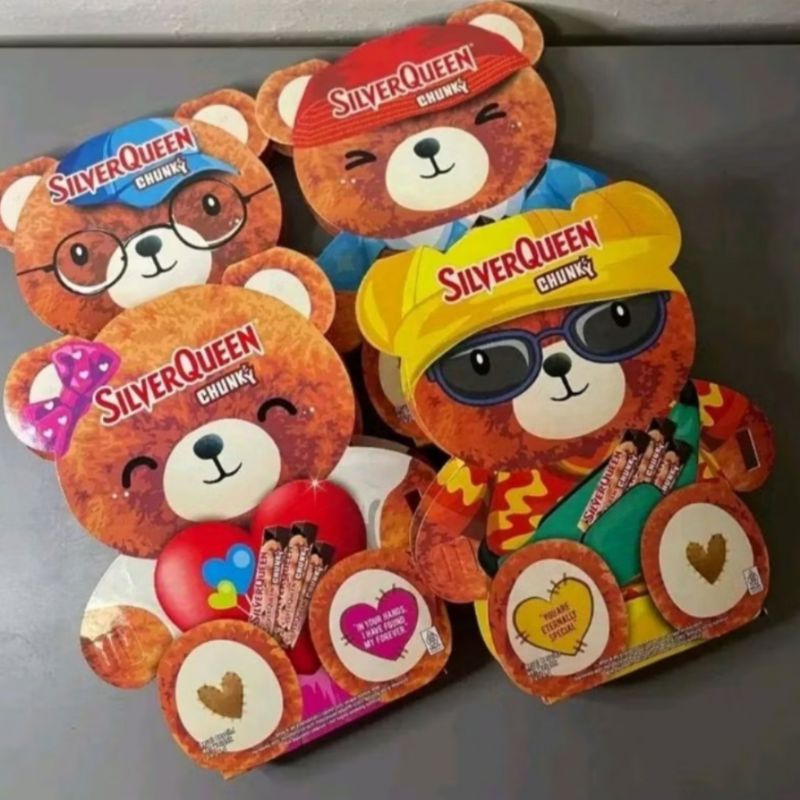 

Silverqueen Bear Limited Edition Valentine chunky 3x35gr