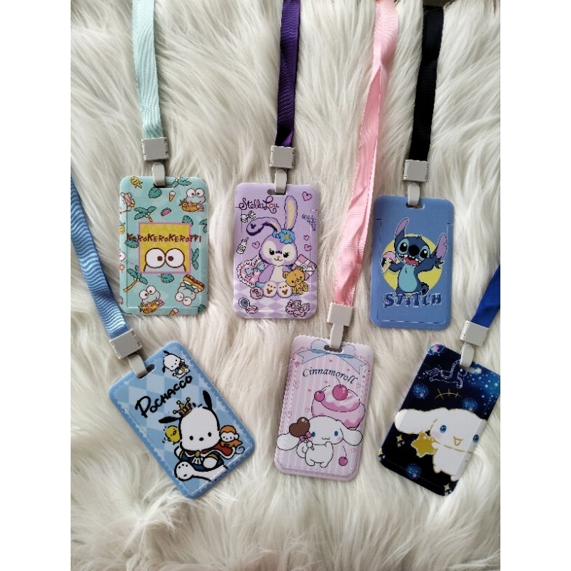 

Tali ID Card / Name Tag Karakter Anak Cowok Cewek Sanrio Stitch Keropi