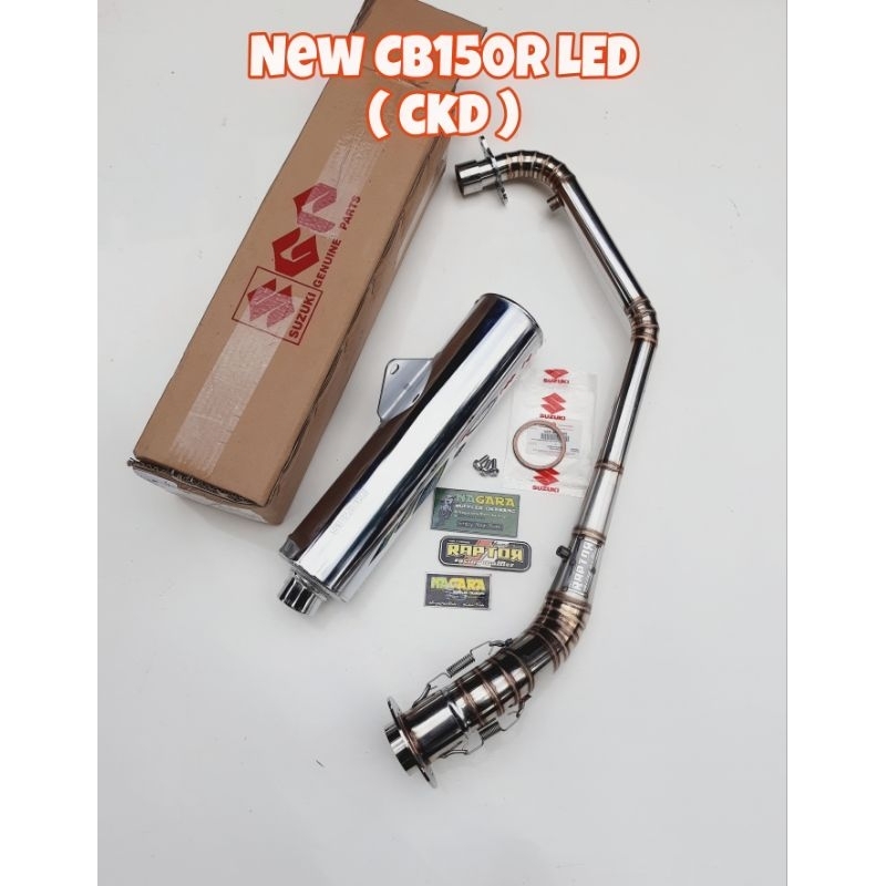 KNALPOT SATRIA FU CKD/ ORI LOKAL PNP DI NEW CB150R LED ( V², V³ & V⁴ )