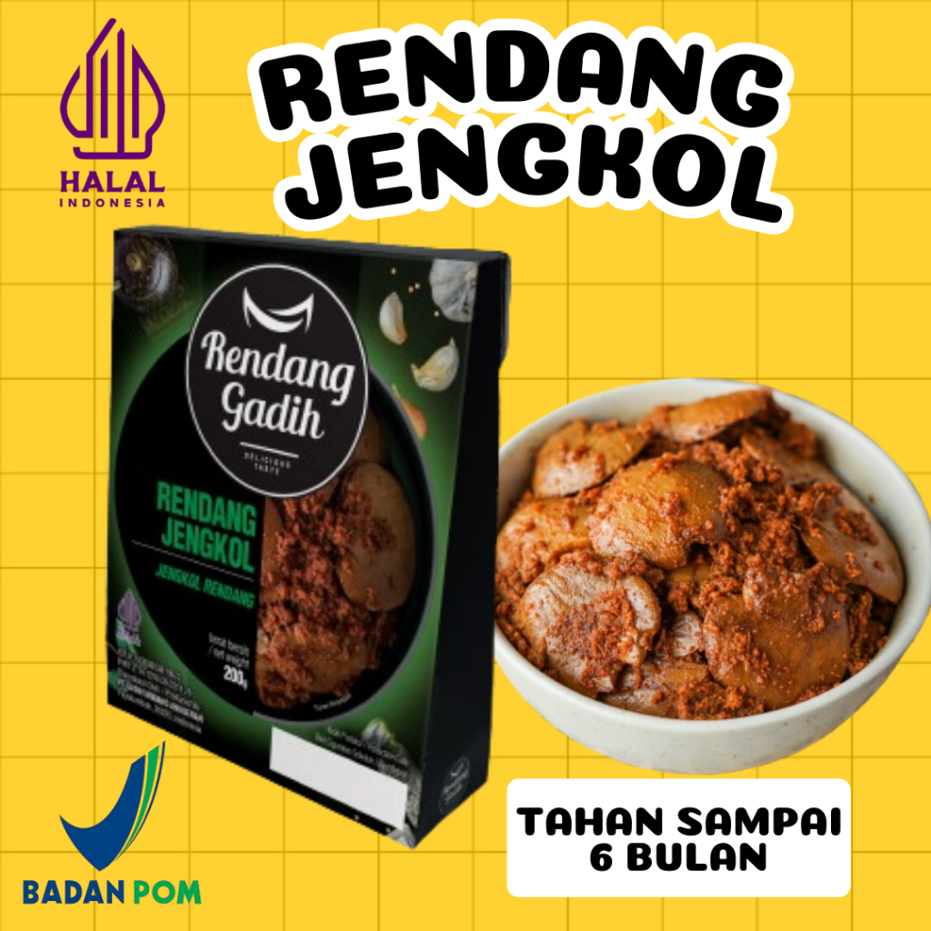 

Rendang Gadih - Rendang Jengkol 200 g