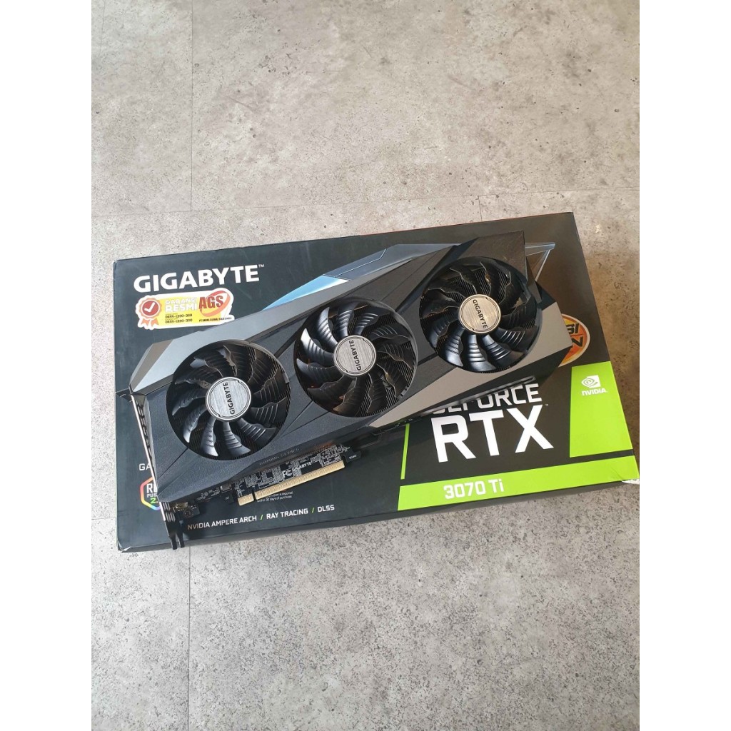 GIGABYTE GEFORCE RTX 3070 Ti GAMING OC 8GB GDDR6X NVIDIA VGA / 3070Ti