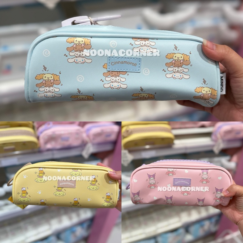 

Miniso x Sanrio ‼️ Big Zipper Stationery Case / Tempat Pensil Sanrio Characters Kuromi & Cinnamoroll & Pompompurin (22x9x8cm)
