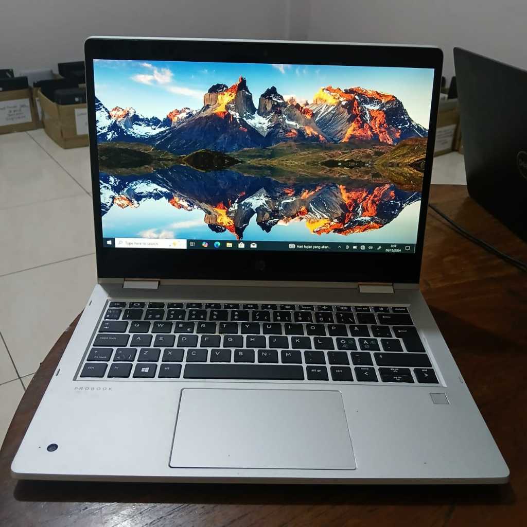 LAPTOP HP PROBOOK X360 435 G8 FLIP RYZEN 5 5600U TOUCHSCREEN / SECOND / BERKUALITAS / BERGARANSI / T