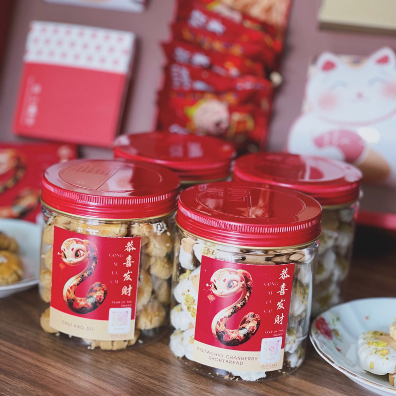 

Pistachio Cranberry Shortbread / Kukis Imlek / Imlek Cookies