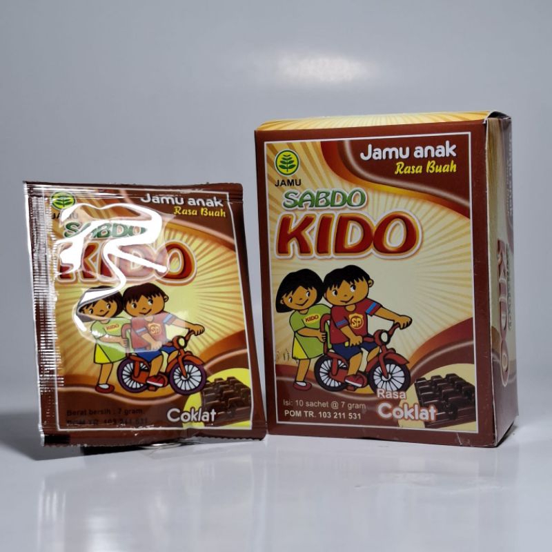

Jamu Anak Kido Rasa Coklat Isi 10 Sachets ( BELI 5 PACK LEBIH MURAH )