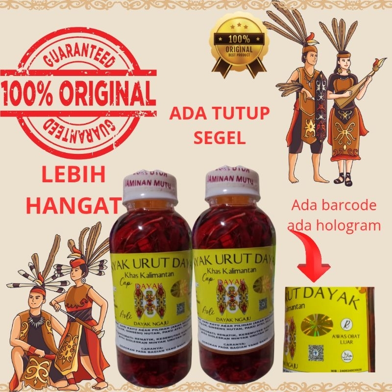 MINYAK URUT DAYAK KHAS KALIMANTAN minyak urut dayak original