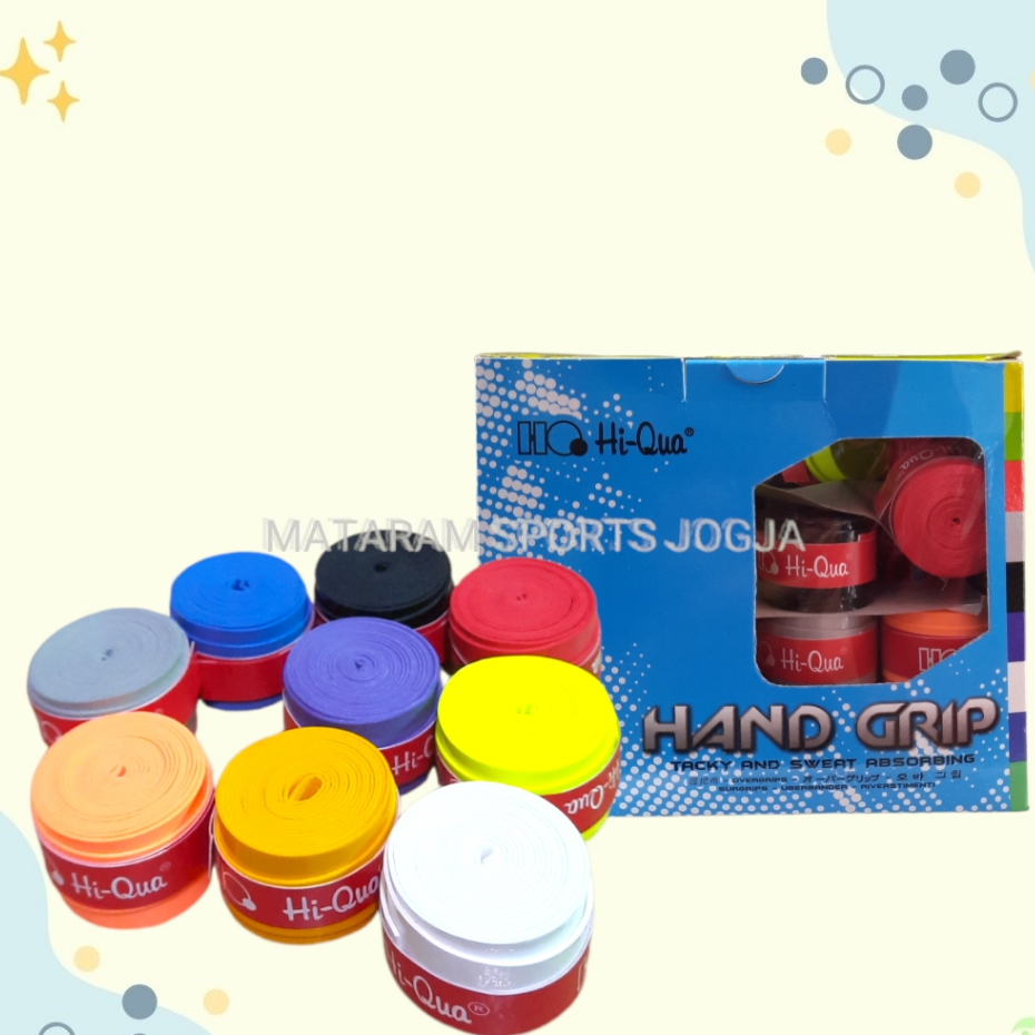 Grip Karet Raket Badminton Hi-Qua Overgrip Hiqua