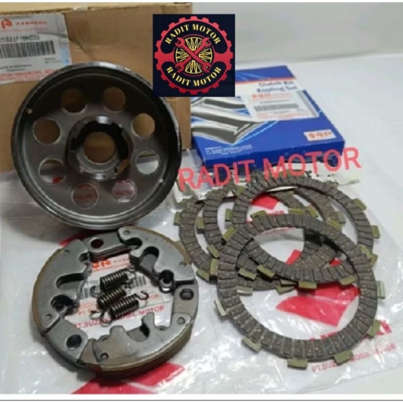 KAMPAS KOPLING + KAMPAS GANDA + MANGKOK KOPLING SMASH LAMA SMASH NEW