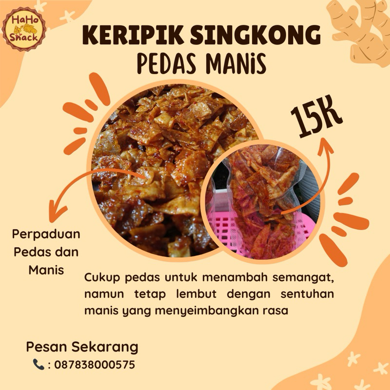 

Keripik Singkong Pedas Manis