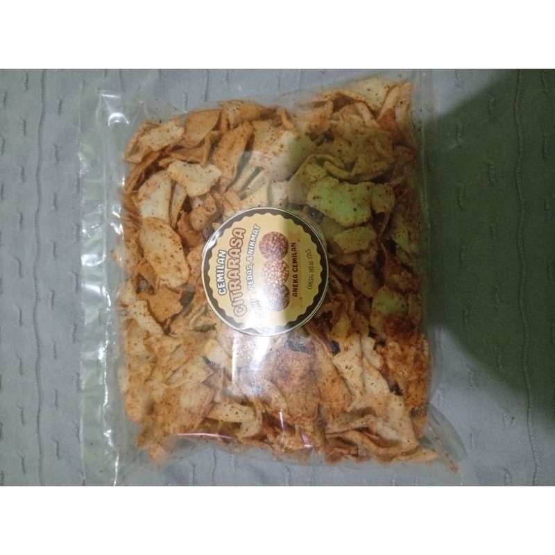 

kripik basreng viral terlaris 100% bikin nagih