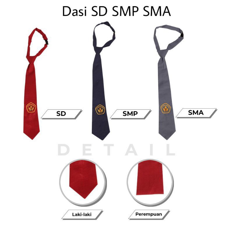 DASI SD SMP SMA, DASI PUTRA PUTRI SD SMP SMA LOGO BORDIR