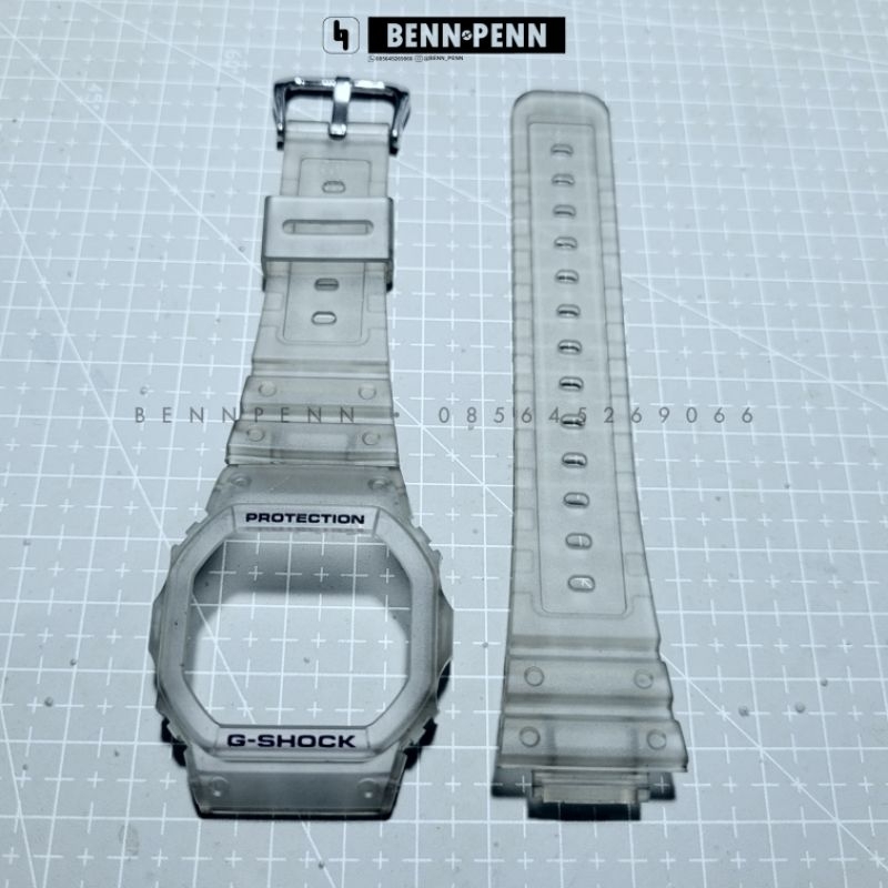 BEZEL STRAP G SHOCK G 5600 SMOKE