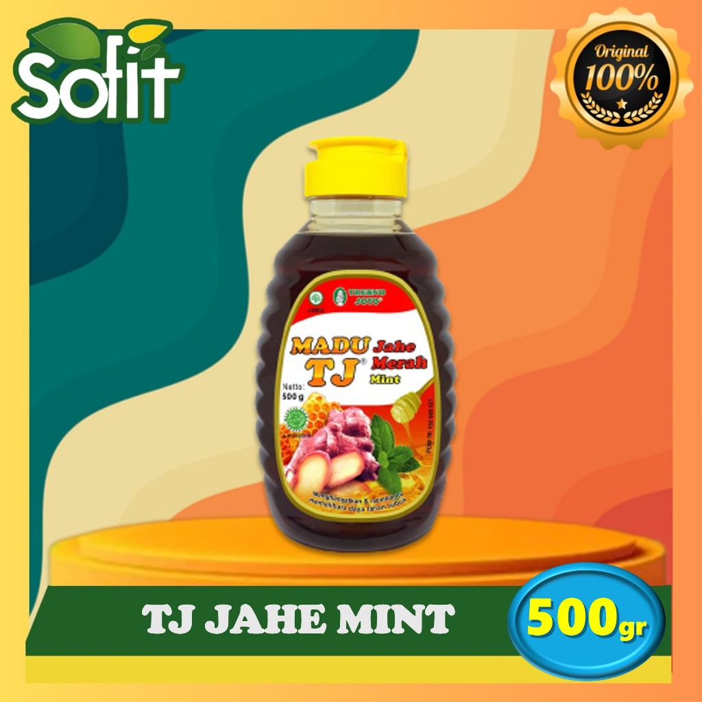 

Madu Tj Jahe Merah Mint 500gr / Meredakan perut kembung & masuk angin / Energi Alami / Sofit