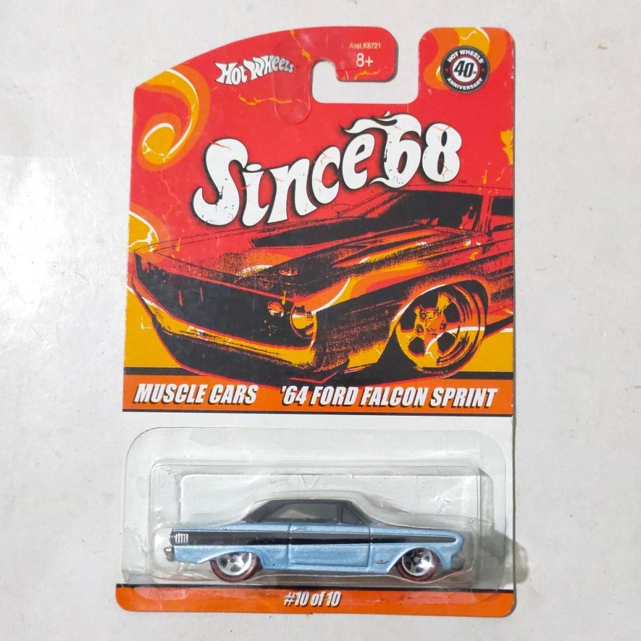 Hotwheels Hot Wheels 64 Ford Falcon Sprint 2007 Since 68 red line rare