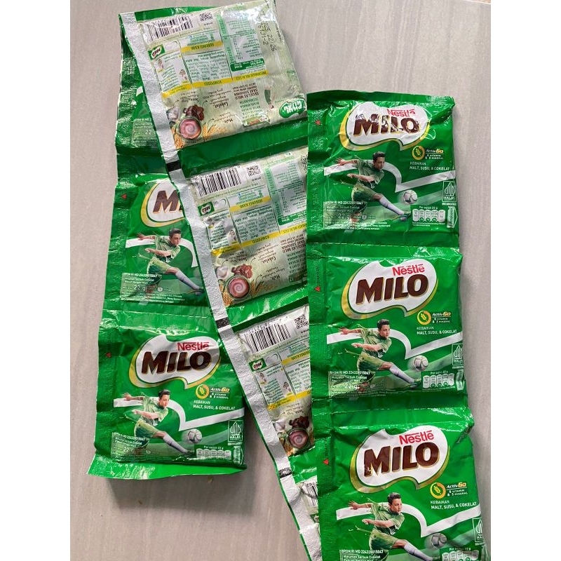 

MILO ACTIVGO || Milo Nestle (1 Renceng Isi 10 Sachet) Susu Coklat Milo