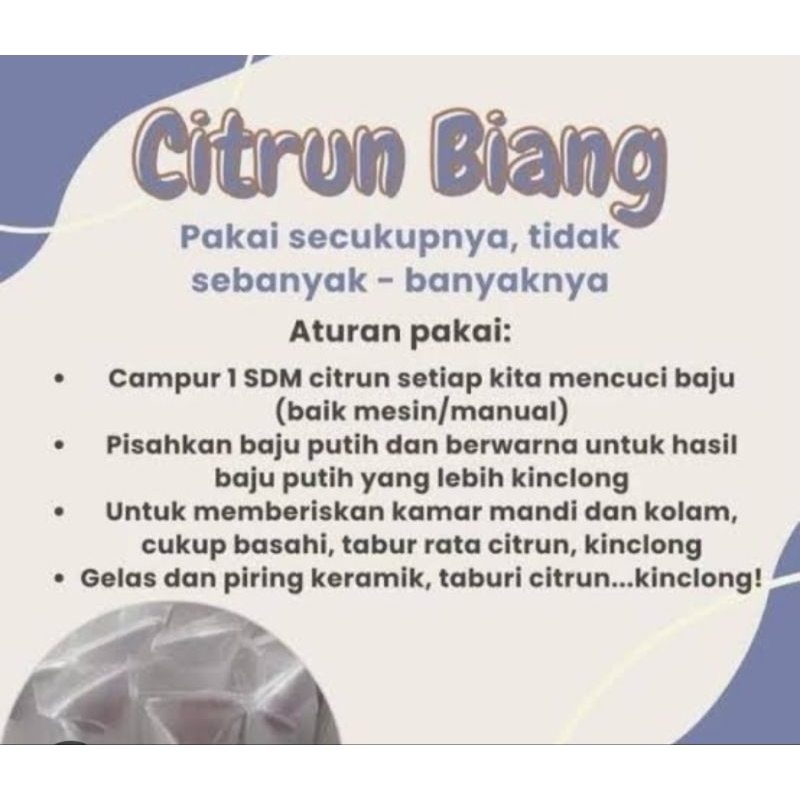 Biang sitrun 250 gram