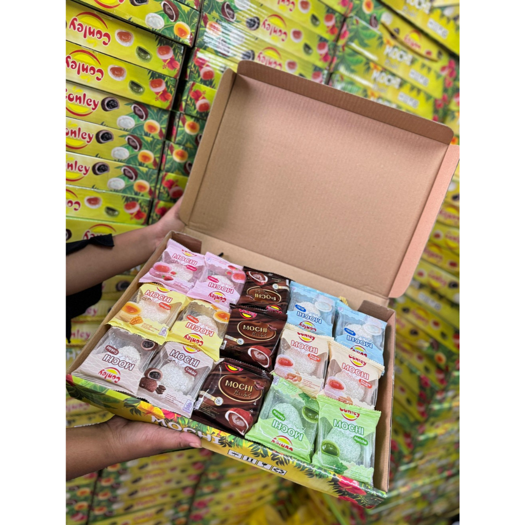 

[ 1 dus = 30 pcs ] Mochi Conley Mochi Jepang Mochi Viral 30 gr Edisi Lebaran Hampers